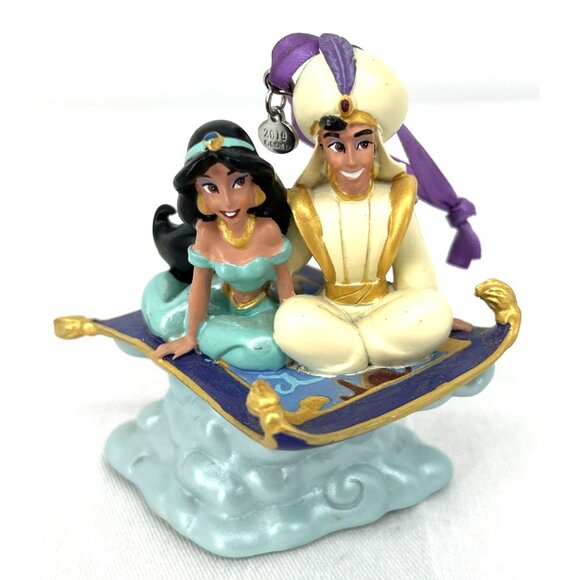 Disney Sketchbook Aladdin Jasmine Magic Carpet Ornament Musical Whole New World - Picture 1 of 10